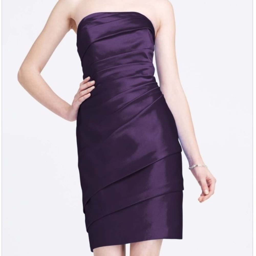 David's Bridal Bridesmaid Dress - Size 6 - F14212